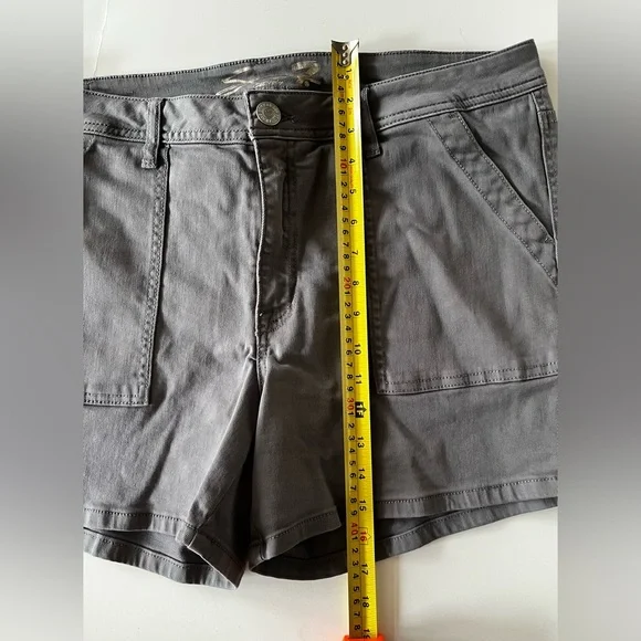 Seven Brand Utility Shorts for Women Size 14 Gray - Picture 12 of 13